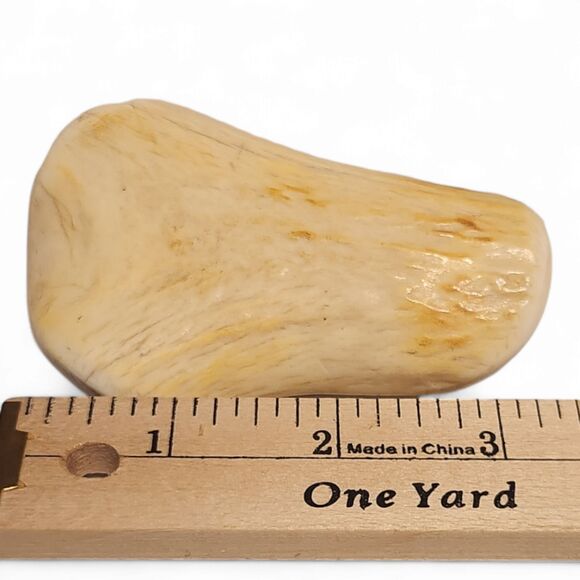 Vintage Deer Antler Belt Buckle, Hand-carved - Picture 1 of 5